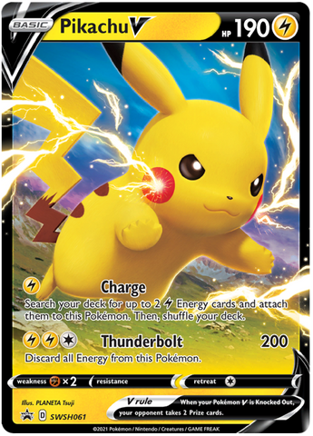 Pikachu V Promo SWSH61