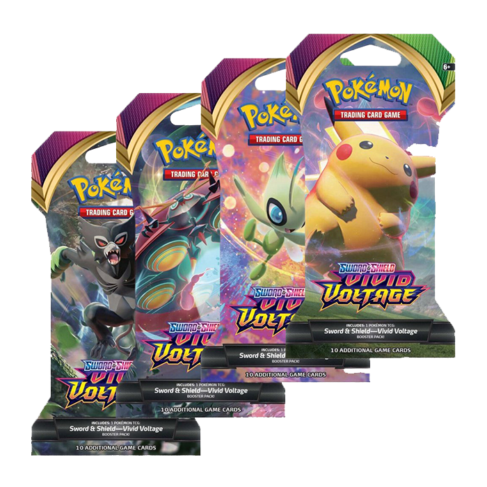 SWSH04 Vivid Voltage Blister Pack Click and Collectables SWSH04 Vivid Voltage Blister Pack Click and Collectables